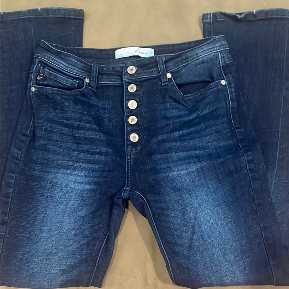 KanCan Blue Relaxed Jeans with Subtle Fading
